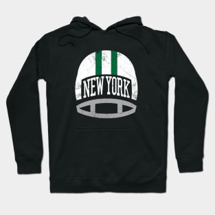 NYJ Retro Helmet - Green Hoodie